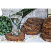 Rustikale Runde Olivenholz Untersetzer - Natürliche Eleganz für Ess- und Couchtisch