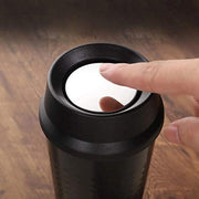 Grip Mug Thermobecher Gold - Isolierter Edelstahl Kaffeebecher für unterwegs