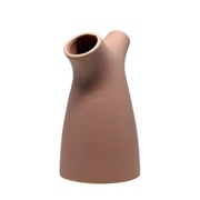 Handgefertigte Designer Vase Silk Rose - Rosa Porzellan Blume - 255g - Soft-Touch Oberfläche - Mattes Finish - Wohnaccessoire - Blickfang - Handgemacht in Deutschland