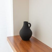 Handgefertigte Trient Vase aus Portugal - Keramik - Einzigartiges und elegantes Design - Schwarz/Weiß - Hochwertig.